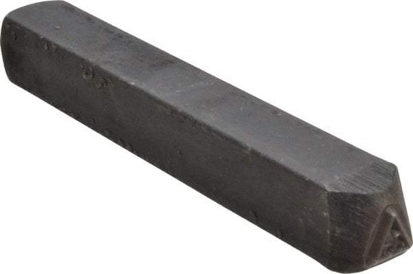 Made in USA - 3/16 Inch Character Size, 35 within a Triangle, Code Stamp - Steel - Strong Tooling