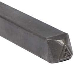 Made in USA - 3/16 Inch Character Size, 40 within a Triangle, Code Stamp - Steel - Strong Tooling