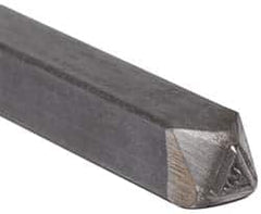 Made in USA - 3/16 Inch Character Size, 42 within a Triangle, Code Stamp - Steel - Strong Tooling