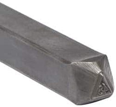 Made in USA - 3/16 Inch Character Size, 48 within a Triangle, Code Stamp - Steel - Strong Tooling