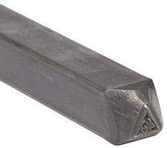 Made in USA - 3/16 Inch Character Size, 49 within a Triangle, Code Stamp - Steel - Strong Tooling