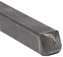 Made in USA - 3/16 Inch Character Size, 51 within a Triangle, Code Stamp - Steel - Strong Tooling