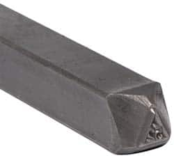 Made in USA - 3/16 Inch Character Size, 52 within a Triangle, Code Stamp - Steel - Strong Tooling