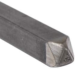 Made in USA - 3/16 Inch Character Size, 57 within a Triangle, Code Stamp - Steel - Strong Tooling