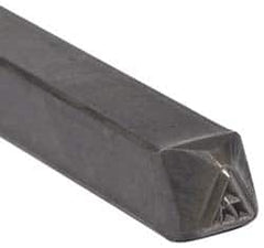 Made in USA - 3/16 Inch Character Size, 71 within a Triangle, Code Stamp - Steel - Strong Tooling