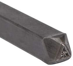 Made in USA - 3/16 Inch Character Size, 76 within a Triangle, Code Stamp - Steel - Strong Tooling