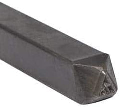 Made in USA - 3/16 Inch Character Size, 78 within a Triangle, Code Stamp - Steel - Strong Tooling