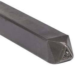 Made in USA - 3/16 Inch Character Size, 82 within a Triangle, Code Stamp - Steel - Strong Tooling