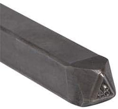 Made in USA - 3/16 Inch Character Size, 84 within a Triangle, Code Stamp - Steel - Strong Tooling