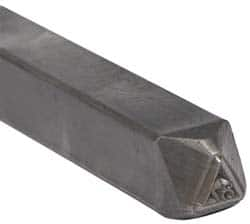 Made in USA - 3/16 Inch Character Size, 87 within a Triangle, Code Stamp - Steel - Strong Tooling