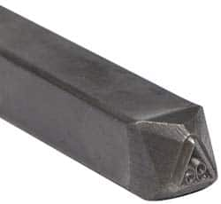 Made in USA - 3/16 Inch Character Size, 96 within a Triangle, Code Stamp - Steel - Strong Tooling