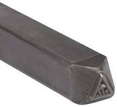 Made in USA - 3/16 Inch Character Size, 97 within a Triangle, Code Stamp - Steel - Strong Tooling