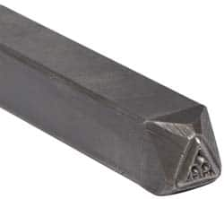 Made in USA - 3/16 Inch Character Size, 99 within a Triangle, Code Stamp - Steel - Strong Tooling