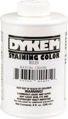 Dykem - 8 Ounce Red Staining Color - Brush in Cap Container - Strong Tooling