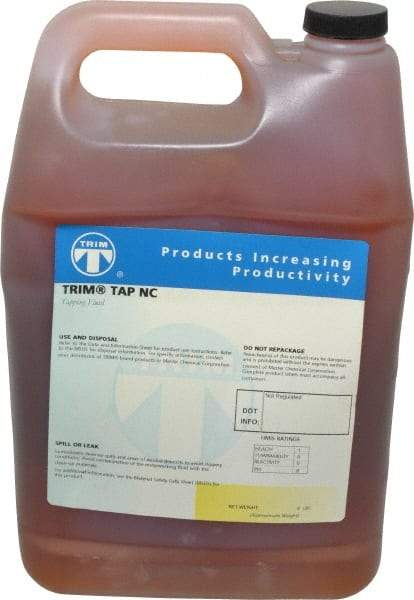 Master Fluid Solutions - Trim Tap NC, 1 Gal Bottle Tapping Fluid - Straight Oil, For Broaching, Gear Cutting, Gundrilling, Milling, Reaming, Sawing, Shaving, Threading - Strong Tooling