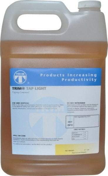 Master Fluid Solutions - Trim Tap Light, 1 Gal Bottle Tapping Fluid - Straight Oil, For Broaching, Gear Cutting, Gundrilling, Milling, Reaming, Sawing, Shaving, Threading - Strong Tooling