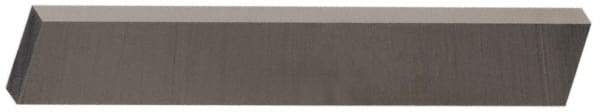 Cleveland - T15 Cobalt Rectangular Tool Bit Blank - 5/8" Wide x 3/4" High x 5" OAL, 2 Beveled Ends, 10° Bevel Angle, Ground - Exact Industrial Supply