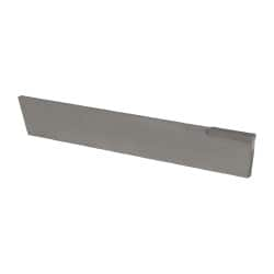 Made in USA - 3/16 Inch Wide x 7/8 Inch High x 6 Inch Long, Tapered Blade, Cutoff Blade - C6 Grade, Bright Finish - Exact Industrial Supply