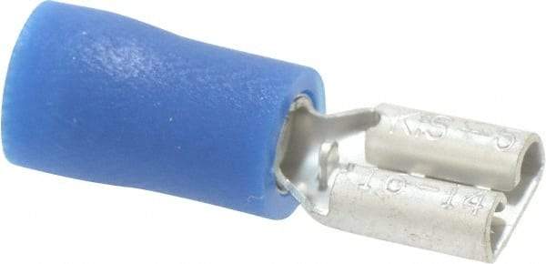 Ideal - 16 to 14 AWG, Vinyl, Fully Insulated, Female Wire Disconnect - Blue, cUL Listed, RoHS Compliant, UL Listed - Strong Tooling