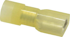 Ideal - 12 to 10 AWG, Vinyl, Fully Insulated, Female Wire Disconnect - 1/4 Inch Wide Tab, Yellow, cUL Listed, RoHS Compliant, UL Listed 774A - Strong Tooling