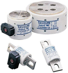 Ferraz Shawmut - 150 VAC/VDC, 2000 Amp, Fast-Acting Semiconductor/High Speed Fuse - Bolt-on Mount, 1-7/8" OAL, 100 at AC, 50 at DC kA Rating, 2" Diam - Strong Tooling