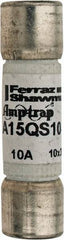 Ferraz Shawmut - 150 VAC/VDC, 10 Amp, Fast-Acting Semiconductor/High Speed Fuse - Clip Mount, 1-1/2" OAL, 100 at AC, 50 at DC kA Rating, 13/32" Diam - Strong Tooling