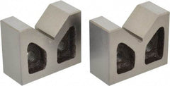 SPI - 1-3/4" Max Capacity, 90° Angle, Cast Iron V-Block - 3" Long x 1-5/16" Wide x 2-3/8" High, Sold as Matched Pair - Strong Tooling