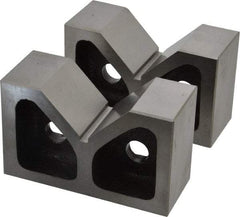 SPI - 2-7/16" Max Capacity, 90° Angle, Cast Iron V-Block - 5" Long x 2" Wide x 3-1/8" High, Sold as Matched Pair - Strong Tooling