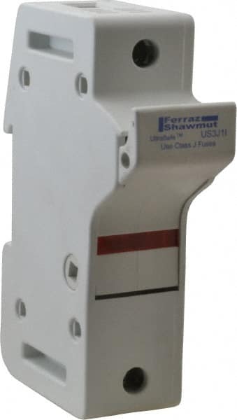 Ferraz Shawmut - 1 Pole, 600 VAC/VDC, 30 Amp, DIN Rail Mount Fuse Holder - Compatible with J Class, 58mm Long x 1.28 Inch Wide and 22mm Diameter Fuse - Strong Tooling