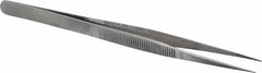 Value Collection - 5-11/16" OAL Diamond Tweezers - Fine Point - Strong Tooling