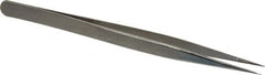 Value Collection - 5-11/16" OAL Diamond Tweezers - Fine Point - Strong Tooling