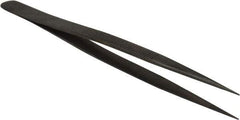 Value Collection - 5-11/16" OAL Diamond Tweezers - Fine Point - Strong Tooling