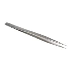 Value Collection - 6-13/32" OAL Diamond Tweezers - Medium Point - Strong Tooling