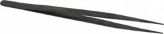 Value Collection - 6-13/32" OAL Diamond Tweezers - Medium Point - Strong Tooling