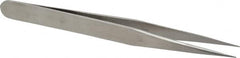 Value Collection - 5" OALmm-SA Precision Tweezers - General Utility, Fine Point, Narrow Shank - Strong Tooling