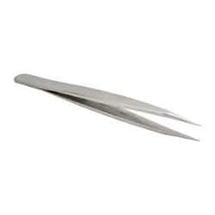 Value Collection - 4-3/4" OAL OO-SS Precision Tweezers - Very Strong, Heavy Tip & Shank - Strong Tooling