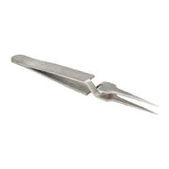 Value Collection - 4-11/32" OAL N4 Reverse Action Tweezers - Long Fine Point - Strong Tooling