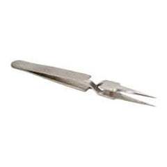 Value Collection - 4-11/32" OAL N5 Reverse Action Tweezers - Long & Very Fine Point - Strong Tooling