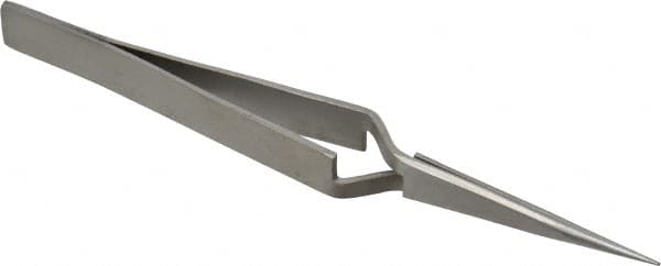 Value Collection - 4-7/8" OAL NAA Reverse Action Tweezers - Long & Strong Point - Strong Tooling