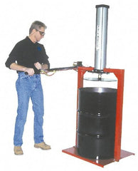 Made in USA - Air Powered Compactor - 2,600 Lb (100 psi) & 3,900 Lb (150 psi), 76" High x 36" Wide x 27" Deep - Strong Tooling