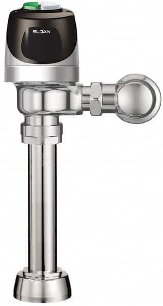 Sloan Valve Co. - 1-1/2" Spud Coupling, 1-1/2" Pipe, Closet Automatic Flush Valve - Dual Flush, 1.6/1.1 Gal per Flush, Metal Cover, Powered by 4 AA Batteries - Strong Tooling