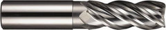 SGS - 20mm, 4 Flute, Single End, Solid Carbide, 5mm Corner Radius End Mill - 140mm OAL, Right Hand Flute, 24mm LOC, Right Hand Cut, 80mm Extended Reach - Strong Tooling