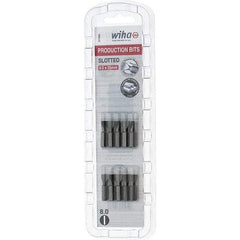 Wiha - Slotted Screwdriver Bits Reversible: NonReversible Blade Width (Inch): 5/16 - Strong Tooling