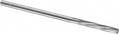 Magafor - 2.54mm Solid Carbide 6 Flute Chucking Reamer - Spiral Flute, 2.54mm Straight Shank, 19/32" Flute Length, 2-1/4" OAL - Strong Tooling