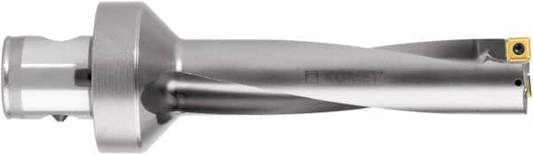 Komet - 140mm Max Drill Depth, 4xD, 34.9mm Diam, Indexable Insert Drill - 2 Inserts, ABS 63 Modular Connection Shank - Strong Tooling