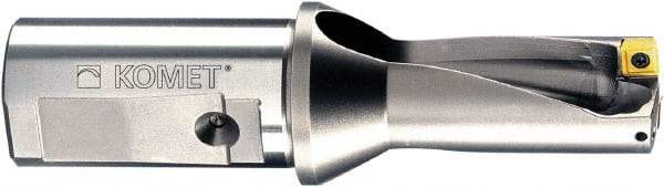 Komet - 40mm Max Drill Depth, 2xD, 20mm Diam, Indexable Insert Drill - 2 Inserts, 25mm Shank Diam, Straight Shank - Strong Tooling