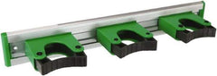 Unger - 3-1/4" Projection, 2" High, Aluminum & Plastic, Tool Holder - 14" Long, 3 Holders - Strong Tooling