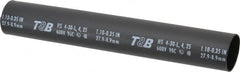 Thomas & Betts - 9" Long, 3:1, Polyolefin Heat Shrink Electrical Tubing - Black - Strong Tooling