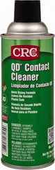 CRC - 11 Ounce Aerosol Contact Cleaner - 0°F Flash Point, 22,600 Volt Dielectric Strength, Flammable, Food Grade, Plastic Safe - Strong Tooling