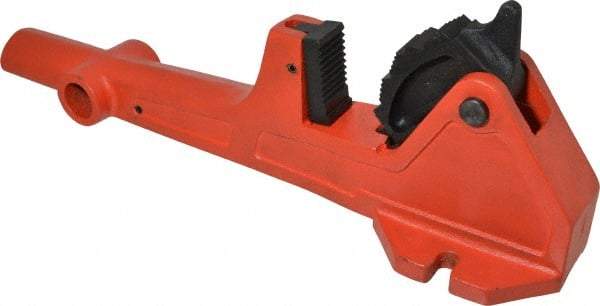 Value Collection - 1-1/4" to 2" Pipe Capacity, Portable Foot Vise - Strong Tooling